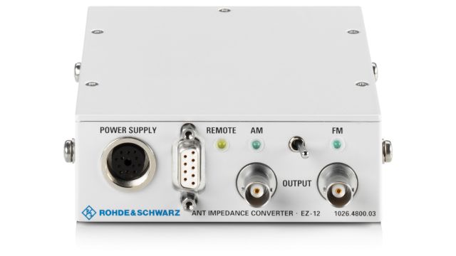 R&S羅德與施瓦茨 EZ-12 天線阻抗變換器，適用于干擾電壓測量