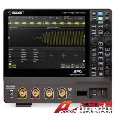 鼎陽SIGLENT SDS2504X HD 高分辨率示波器 500 MHz帶寬 4通道