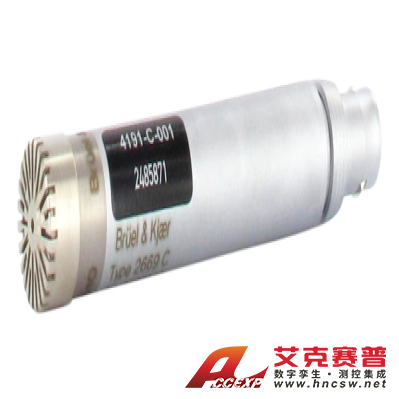 4191-C-001型  帶2669-C型前置放大器的?英寸自由場(chǎng)傳聲器，3 HZ 至 40 KHZ, 200 V極化